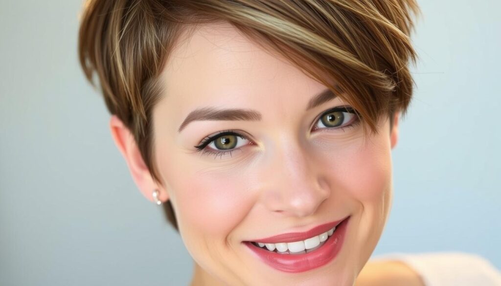 Hairstyles for Thin Short Hair Women