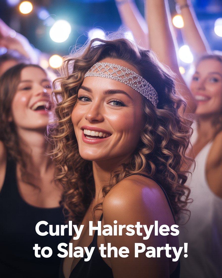 Curly Hairstyles to Slay the Party!