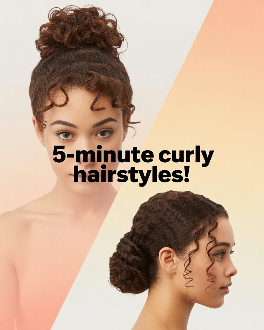 5-Minute Curly Hairstyles!