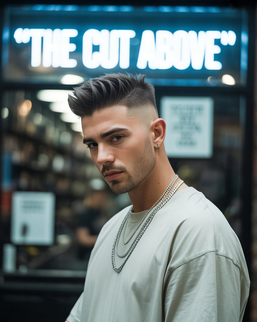 mens haircut